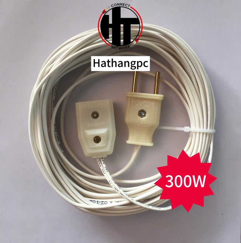 Dây Điện Nối Dài Có Sẵn Phích Cắm Âm Dương 50m 40m 30m 20m 10m 5m 3m- Nối Dài Nguồn Điện Cho Camera, Wifi, Sạc Điện Thoại, Bóng Điện... vv