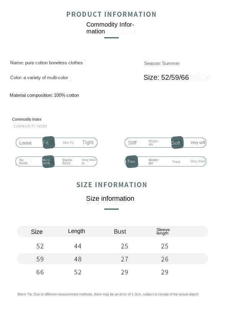 Product Introduction of Newborn Baby Summer Thin Romper Unisex Pure Cotton Breathable 4
