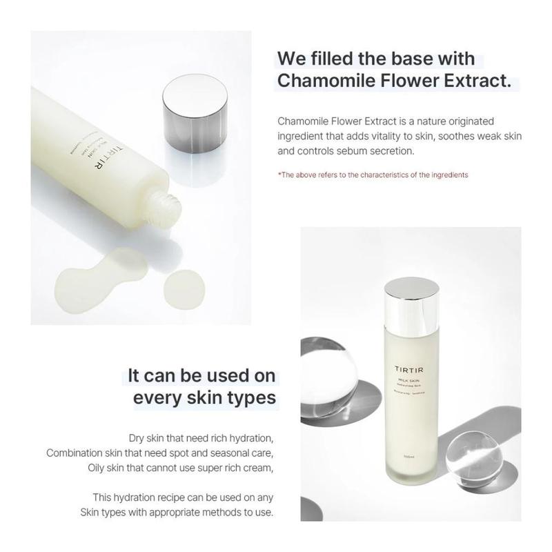 In Stock- TIRTIR Milk Skin Toner 150ml - Nature-Oriented Ingredients for Dry Skin 2