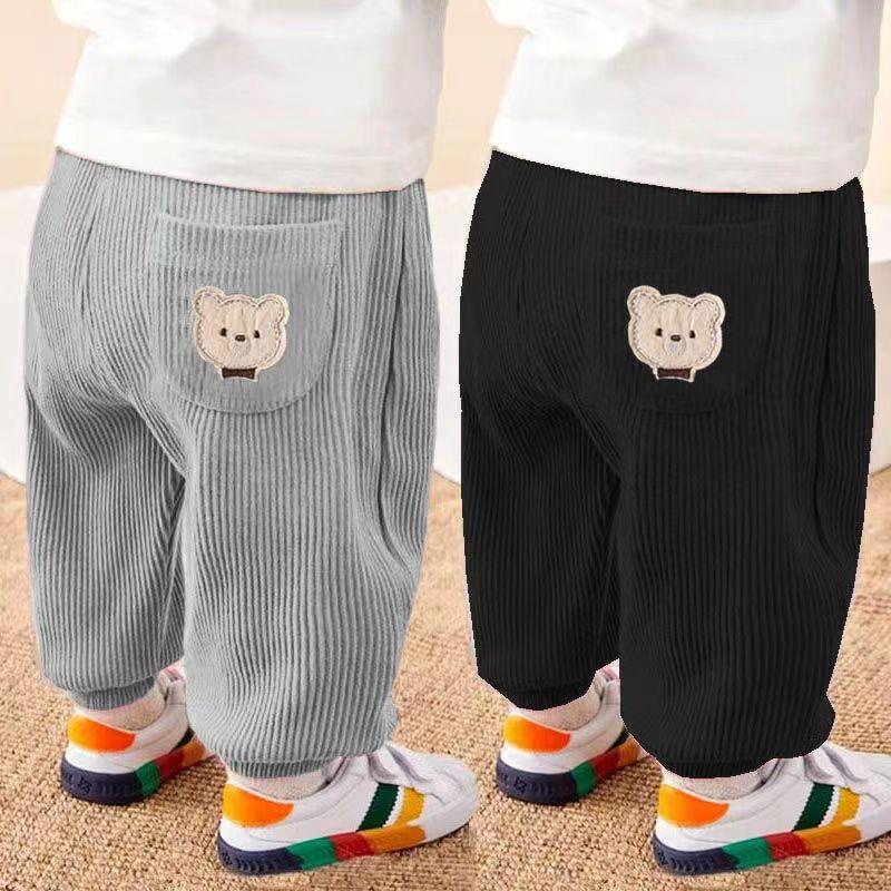 Product Introduction of Quần Dài Bé Trai Và Bé Gái, Bộ Sưu Tập Xuân Thu, Quần Nỉ Cho Em Bé Quần Thể Thao Thường Ngày Quần Bé Gái, Áo Mặc Bên Ngoài Vải Nhung Kẻ, Thích Hợp Cho Trẻ Em, Năm 2023 4