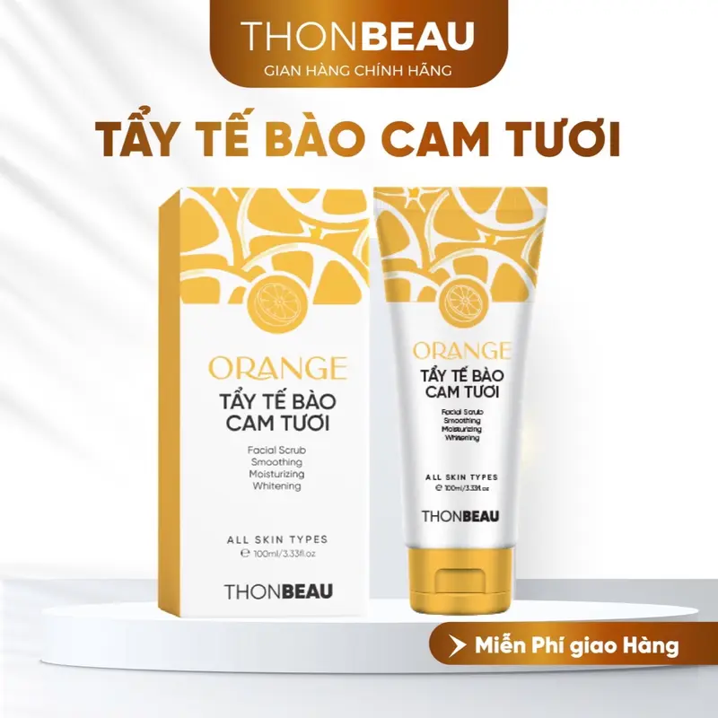 Kem Tế Bào Da Chết Cam Tươi -Chăm Sóc Da Làm Đẹp Da Skincare Nữ Dưỡng Ẩm Da Kem Face 6