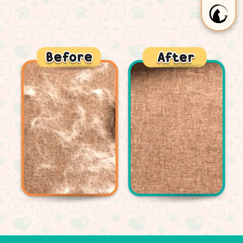Olive Care Pembersih Bulu Kucing/Anjing PET HAIR REMOVAL yaitu Lint Roller Portable Jangka Panjang (Lifetime Use) untuk Pembersih Baju/Pakaian, Sofa, Tempat Tidur dll 6