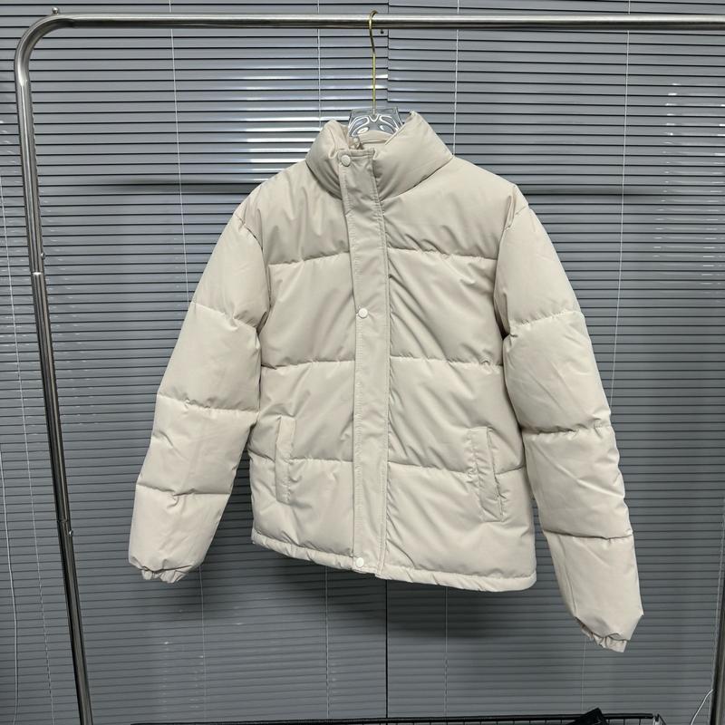 Áo Phao Béo Nam Nữ Dáng Trơn Cao Cổ , Có Dây Rút , Áo Phao Hồng Dũng Menswear 2