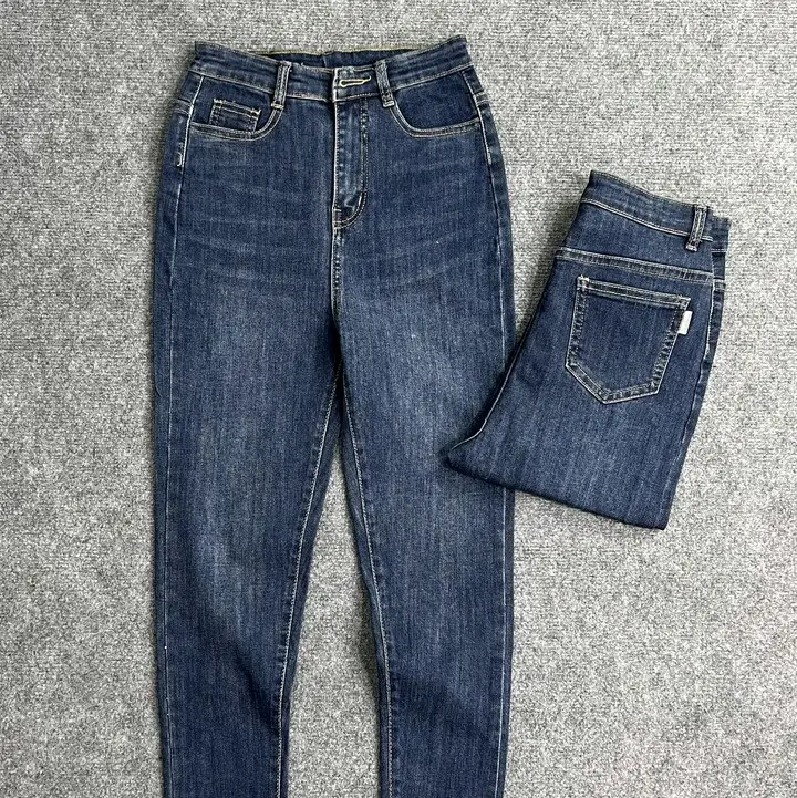 Quần jean ôm cạp cao co dãn, Quân bò skynny dáng ôm chất jean mềm chuẩn fom Nữ Pants Nữ Pants | BigBuy360 - bigbuy360.vn