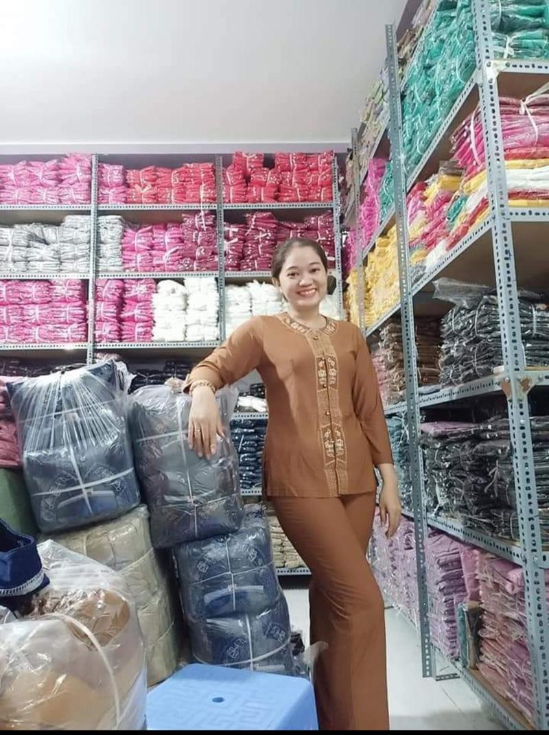 Product Introduction of Áo lam đi chùa- Vải thun- Pháp Phục Tịnh Thanh 2