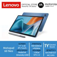 Gambar MOTOROLA Moto pad 60 Neo MD 6300/4GB/128GB UFS/11"2.5K Touch/Android 15 - Tab Neo + Pen dari Lenovo Authorized Medan Timur Kota Medan 1 Tokopedia
