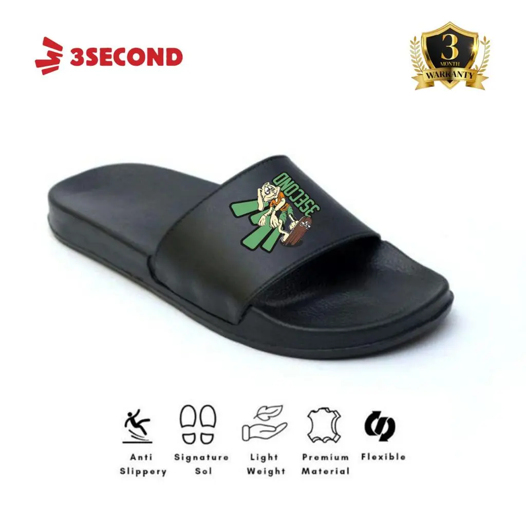 Sandal Slop Polos /Sendal Polos Empuk ukuran 39-44 Sendal Kasual Dalam Ruangan slop pria selop Musim dingin Shoes  Promo Ramadan Karet