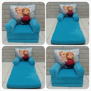 sofa lipat anak motif frozen untuk usia maksimal 3-4th