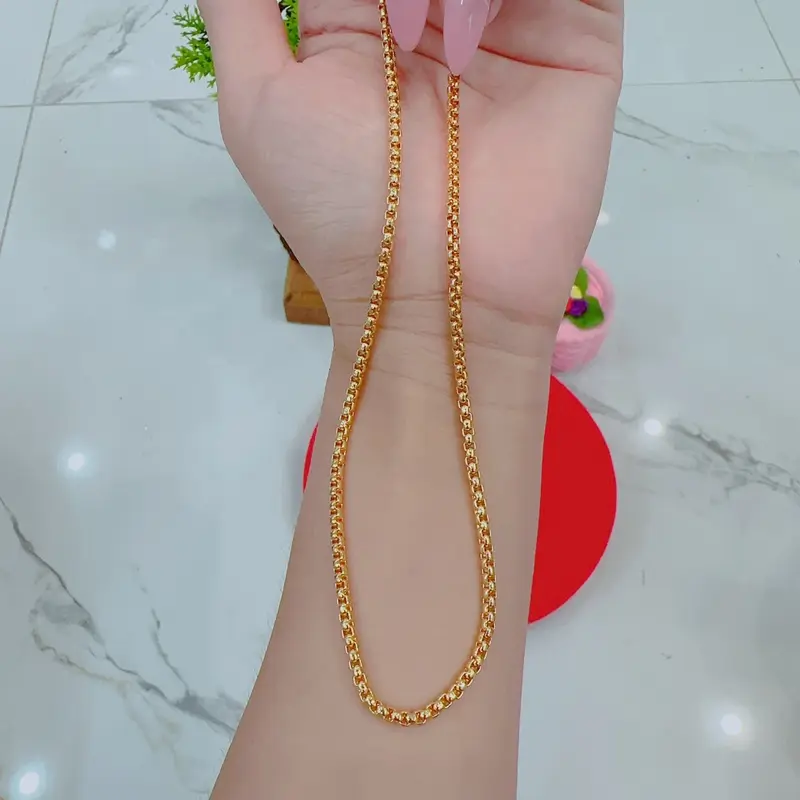 dây chuyền công dài 50cm( là dây nhỡ chỉ đi với mặt nhỡ 1