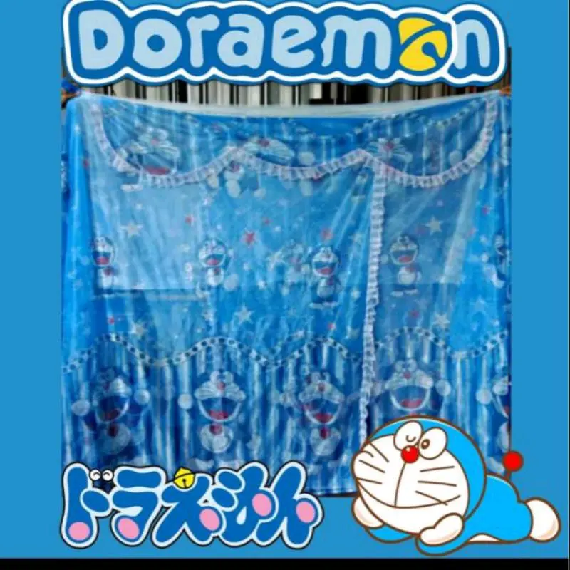 Kelambu kotak kamar tidur karakter doraemon no 1 super jumbo