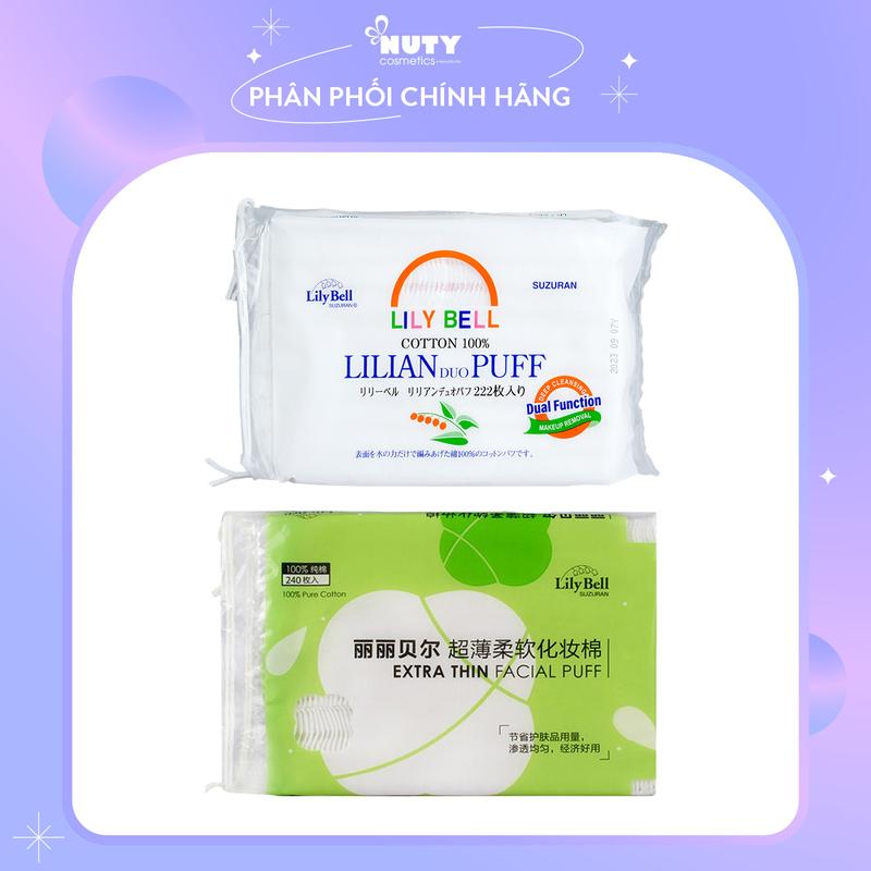 Bông Tẩy Trang Lily Bell Cotton (222 miếng/ 240 miếng)