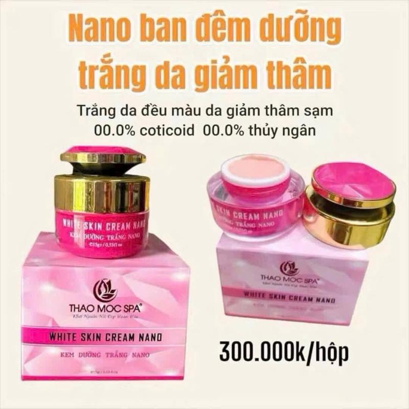 THẢO MỘC SPA KEM NANO ĐÊM hỗ trợ dưỡng trắng mờ thâm