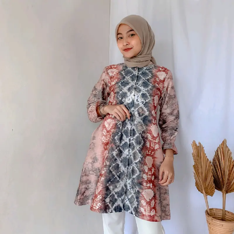 Alesha Tunic Lidya Batik Sasirangan Tunik Wanita 7