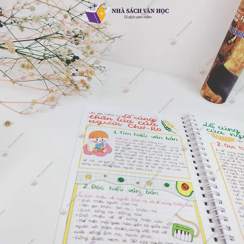 Sổ Tay Takenote Văn 6 Chân Trời - Tổng Hợp Kiến Thức Môn Văn Lớp 6 - Phiên Bản Mới Nhất- Khổ Giấy A5 8