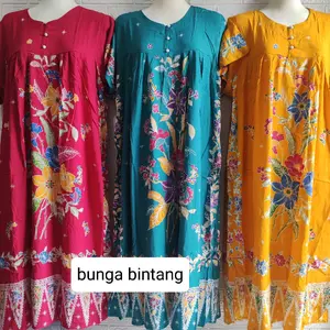 DASTER HENGKY 3L MODEL BUSUI MOTIF BUNGA BINTANG ,BUNGA SIANTAN & PASLAY KENANGA# LD 135#BUSUI#CANTIK#JUMBO