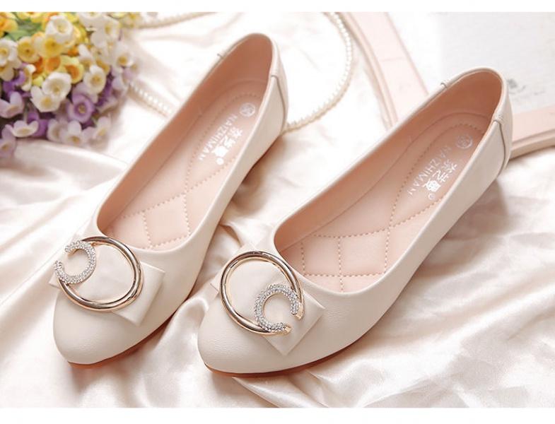 Product Introduction of Giày Nữ Tods, Baimuniao, Đế Mềm, Da Mềm, Thích Hợp Cho Mùa Lò Xo Và Mùa Thu, Giày Sữa, Giày Đế Bằng Thoải Mái Thường Ngày Mùa Hè, Hàng Mới Về 14