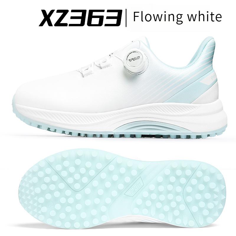 [PGM] Golf Shoe Summer Women's Shoes Waterproof Knob Women's Sports Shoes Non-Slip Shock-Absorbing Lightweight Nail-Free Shoes Xz363 5
