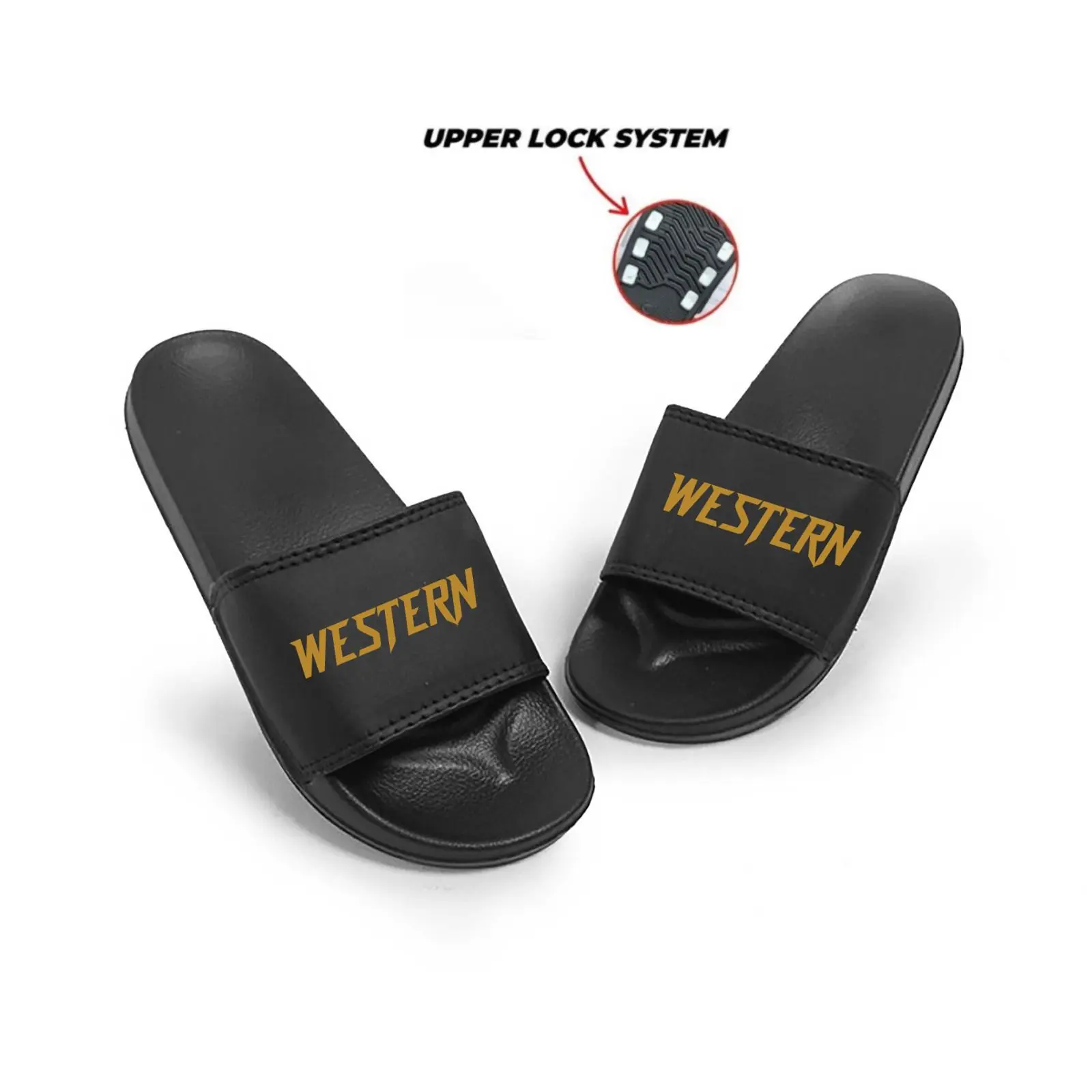 Western Sandal Sendal Selop Slop Slip On Slide Flip Flop Pria Cowok Laki Laki