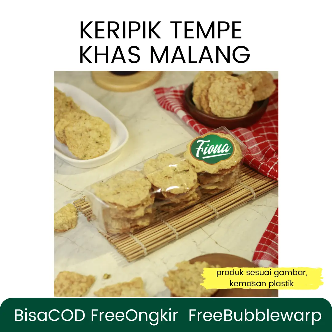 KERIPIK TEMPE ASLI MALANG KRIUK DAUN JERUK ~ OLEH-OLEH KHAS MALANG Kripik Food Snacks Pedas