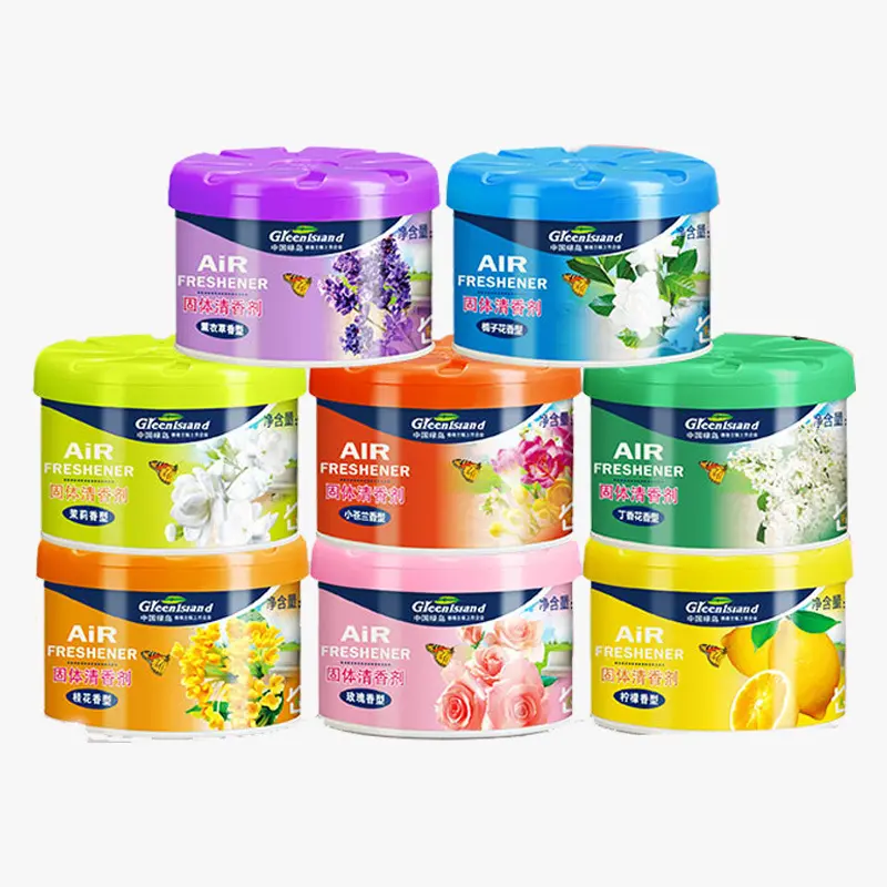 Solid Air Freshening Agent 70G Indoor Fragrance Toilet Deodorant Deodorant Car Incense Box Aromatherapy Wholesale Room Scented Freshener Perfume