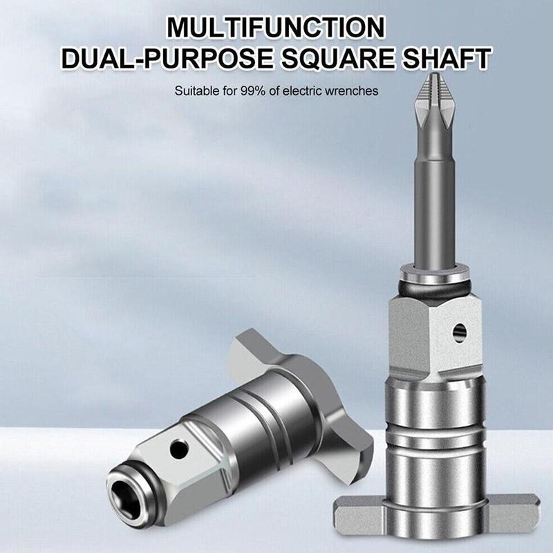 Product Introduction of Electric Wrench Conversion Head Drill Bit Square Axis Head Modified Conversion Axis Multi Head X8M1 24