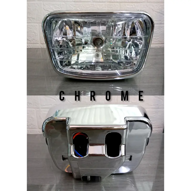 Reflektor Rx king new Rxk headlamp rxk kotak standar refektor hitam crome lampu depan twins thailand 1