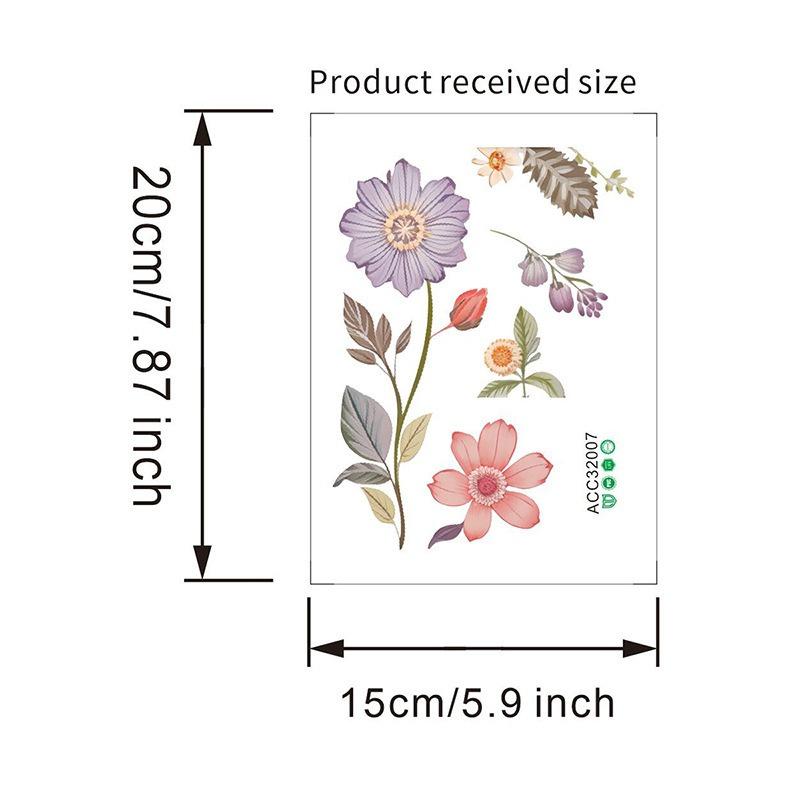 Product Introduction of Flowers Switch Stickers PVC Self-adhesive Removable Waterproof Sticker for Bedroom Bathroom Living Room Home Decoration Decals 16