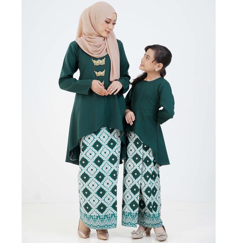 TEEFA KURUNG KAFTAN Songket Dewasa dan Kanak-kanak Sedondon V1 Clothing Family Set