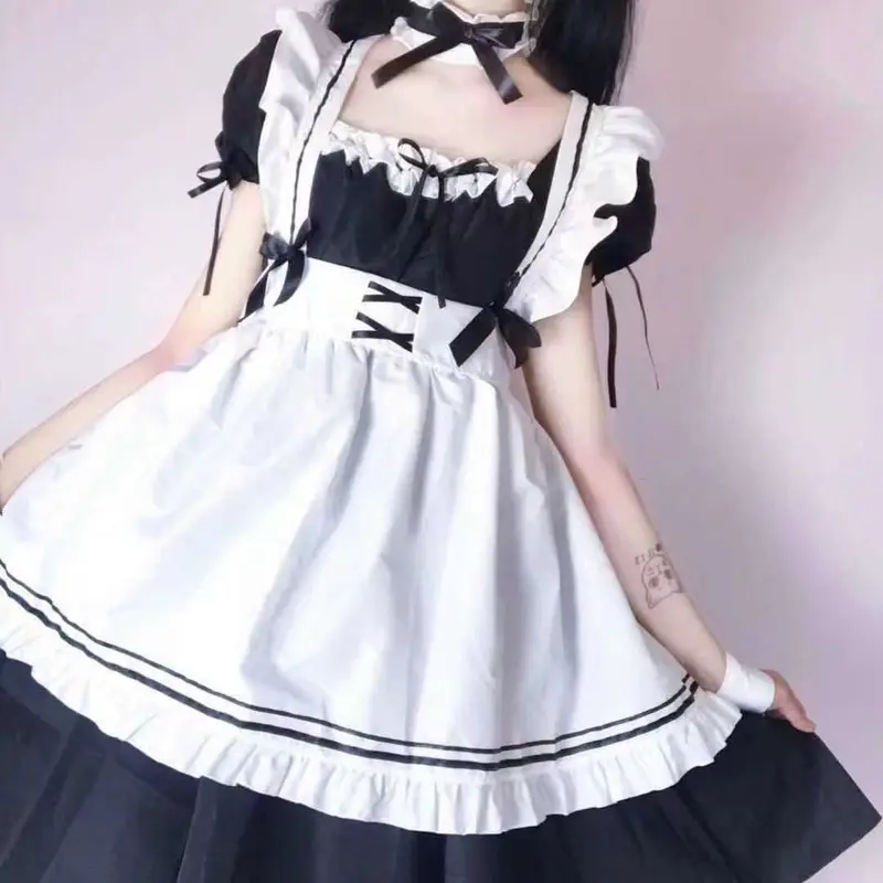 Trang Phục Hầu Gái, Cosplay Hàng Ngày, Váy Gợi Cảm, Phong Cách Nữ Ông Chủ, Ngoại Cỡ, Quần Áo Anime Dễ Thương Lolita 7