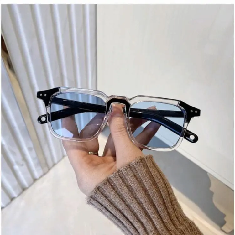 kacamata kotak neo kacamata hitam pria wanita sunglasses Korean fashion