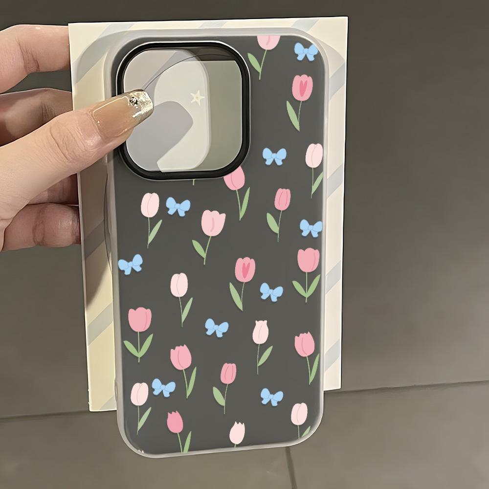 Jelly Color 2 In 1 Casing Untuk Samsung A07 A17 A56 A35 A55 A15 A16 A54 A06 A26 A35 A36 A53 S25 Ultra S24FE 5G Case Double-layer Matte Case DIY Card Holder Case Anti Fingerprint Tpu Protective Back Cover Motif Tulip Flowers Jelly Color 2 In 1 Casing Untuk Samsung A07 A17 A56 A35 A55 A15 A16 A54 A06 A26 A35 A36 A53 S25 Ultra S24FE 5G Case Double-layer Matte Case DIY Card Holder Case Anti Fingerprint Tpu Protective Back Cover Motif Tulip Flowers
