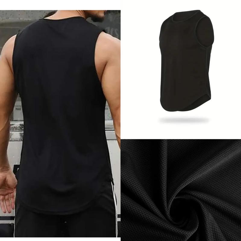 Product Introduction of Fitness Print Men's Quick Dry Moisture-Wicking Breathable Tank Tops Athletic Gym Bodybuilding Sports Sleeveless Shirts For Workout Running Training Men's Clothes 6
