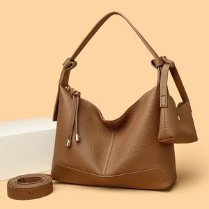 Women's Shoulder Bag Handbag, Available in Four Colors, with Small Coin Pocket, Multi-layered Compartments, Large Capacity Solid Color Women's Bag, Suitable for Daily Wear, Valentine's Day Mother's Day Gift for Girlfriend or Mom