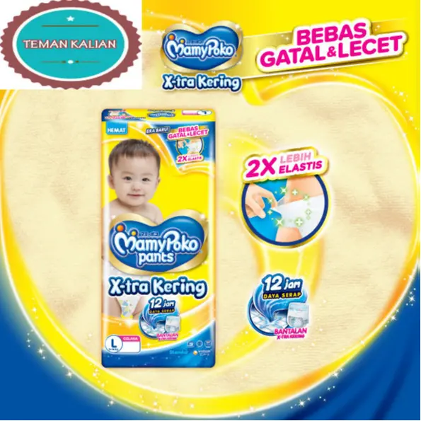 MamyPoko Pants X-tra Kering - Popok Celana All Size (S-XXL)  1 Pack - Ultra Jumbo 2