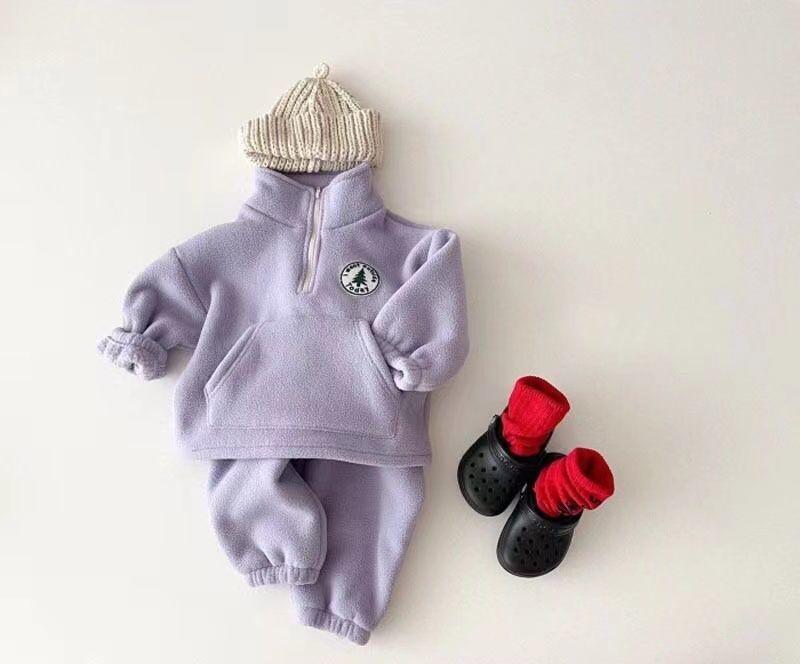 Product Introduction of Quần Áo Trẻ Em Trẻ Sơ Sinh Phong Cách Instagram Hàn Quốc, Lót Lông Cừu, Bộ Đồ Thời Trang Dày Dặn, Áo Len Cao Cổ Cho Mùa Thu Và Mùa Đông Của Trẻ Em, Quần Hai Mảnh 19