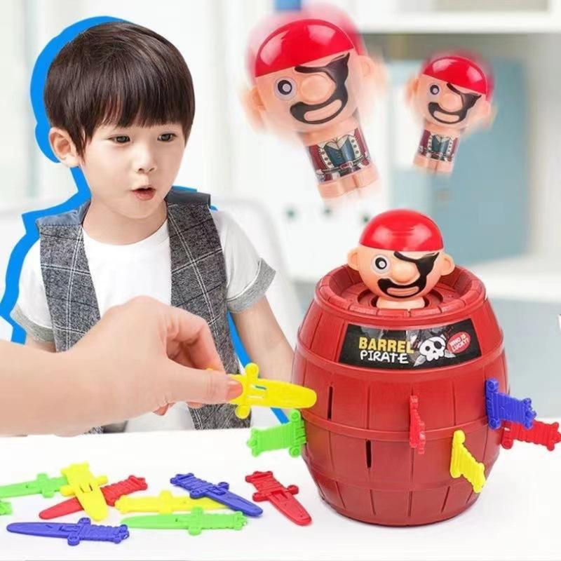 Đồ Chơi Hải Tặc Team Đâm Thùng Phi Size 10-19Cm Xả Stress Giải Trí 24 Kiếm Giảm Stress Toy