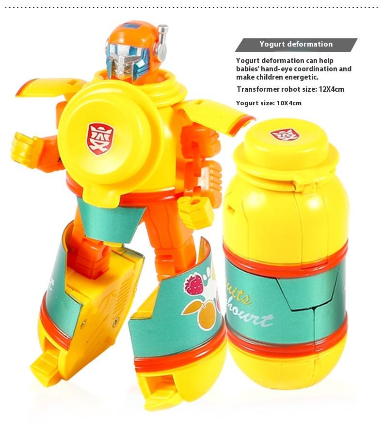 Product Introduction of Transformation Toy Robot Simulation French Fries Burger Ice Cream Children's Transformation Toy Gift 2