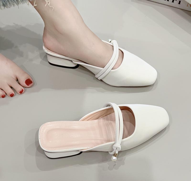 Giày Dép Sandal Nữ Shoes Đính Ngọc tinh tế sang trọng cao 3cm 5cm Xưởng Giày Bánh Bèo Sucnttrai3p DéP