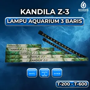 KANDILA Lampu Led Celup Aquarium KANDILA Z - 3 BARIS TRIPLE LED 20 30 40 50 60 Cm Aquascape