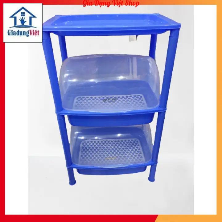 Kệ Úp Bát Có Nắp Đậy Nhựa Việt Nhật 2 Tầng - 3 Tầng (VIDEO ẢNH THẬT SHOP TỰ QUAY)