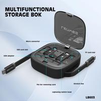 Gambar LENYES LB603 60W Multifunctional Storage Box Cable Type C Fast Charging With Converter USB + Lightning + Micro Kabel Data Powerbank Charger dari LENYES INDONESIA Kota Administrasi Jakarta Pusat 5 Tokopedia