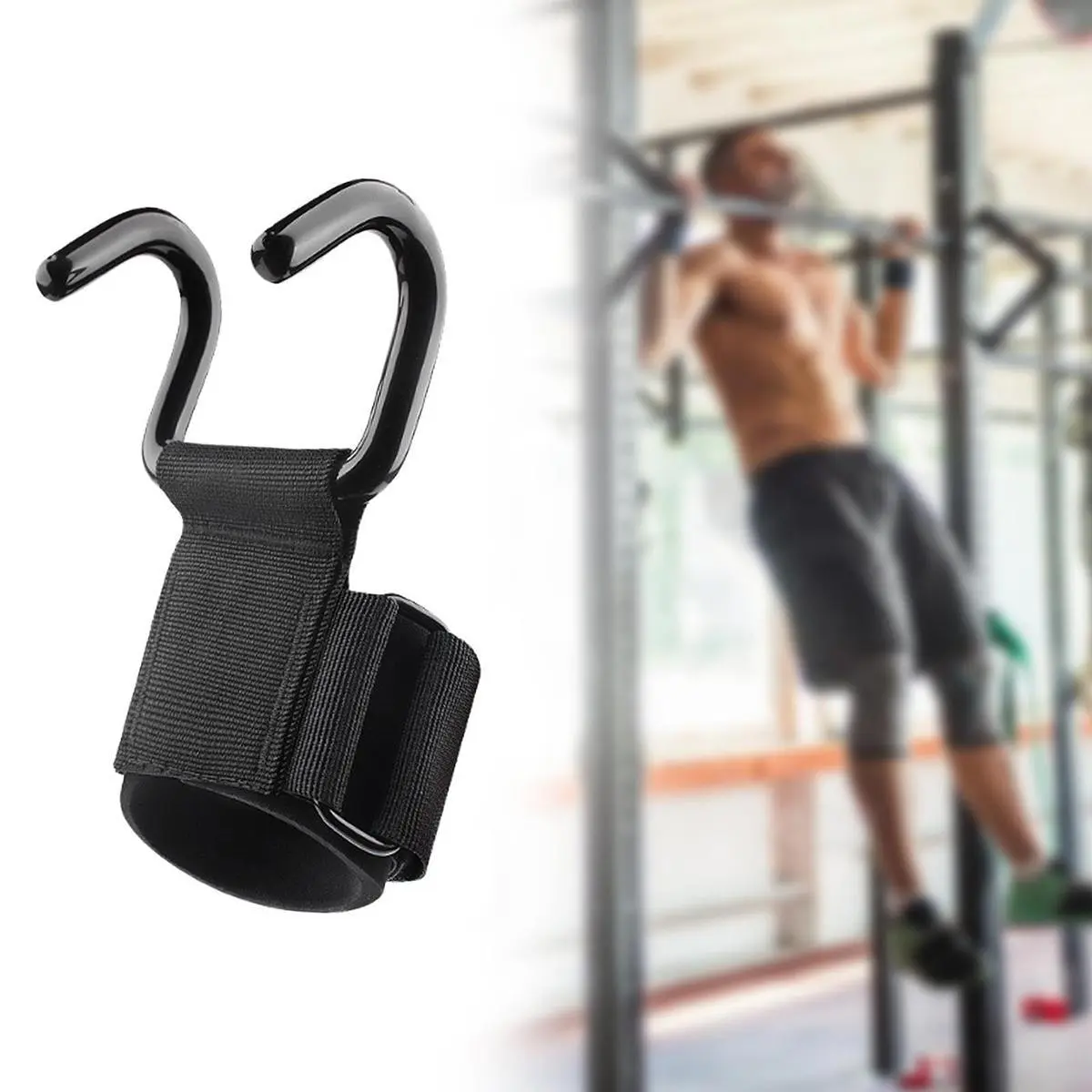 Lifting Hook For Men And Women, Gym Equipment With Wrist Strap