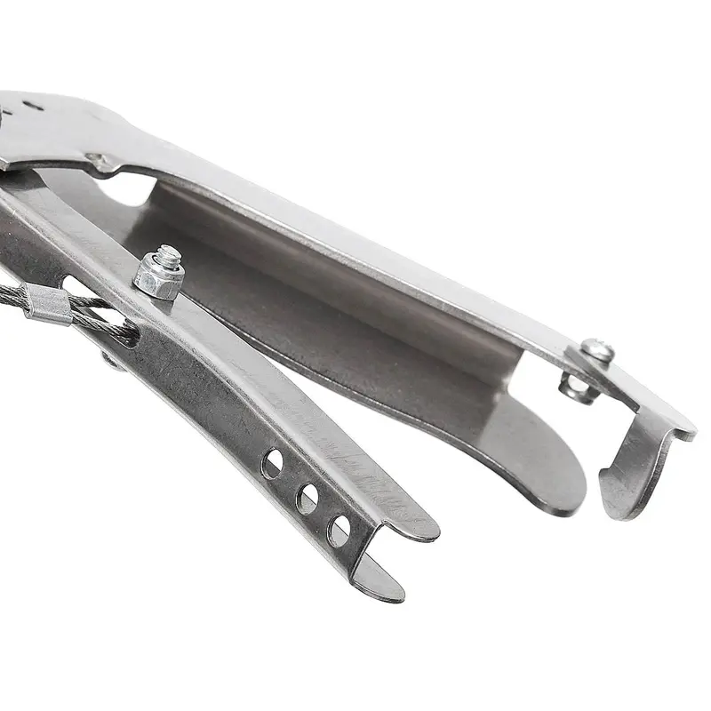 Tongkat Penangkap Ular Alat Penjepit Ular Snake Tongs Silver Stainless Alat Penjepit Sampah 5