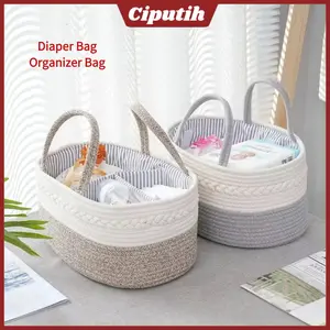 Rope Caddy Bag | Diaper Bag Organizer Bag Tas Bayi
