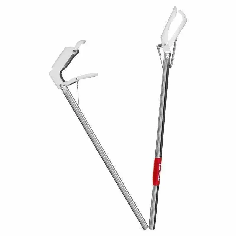 Snake Tongs Stainless Steel 150CM - Alat Penangkap Ular & Sampah, Dilipat Ringkas + Pegas Karet Anti Karat 5
