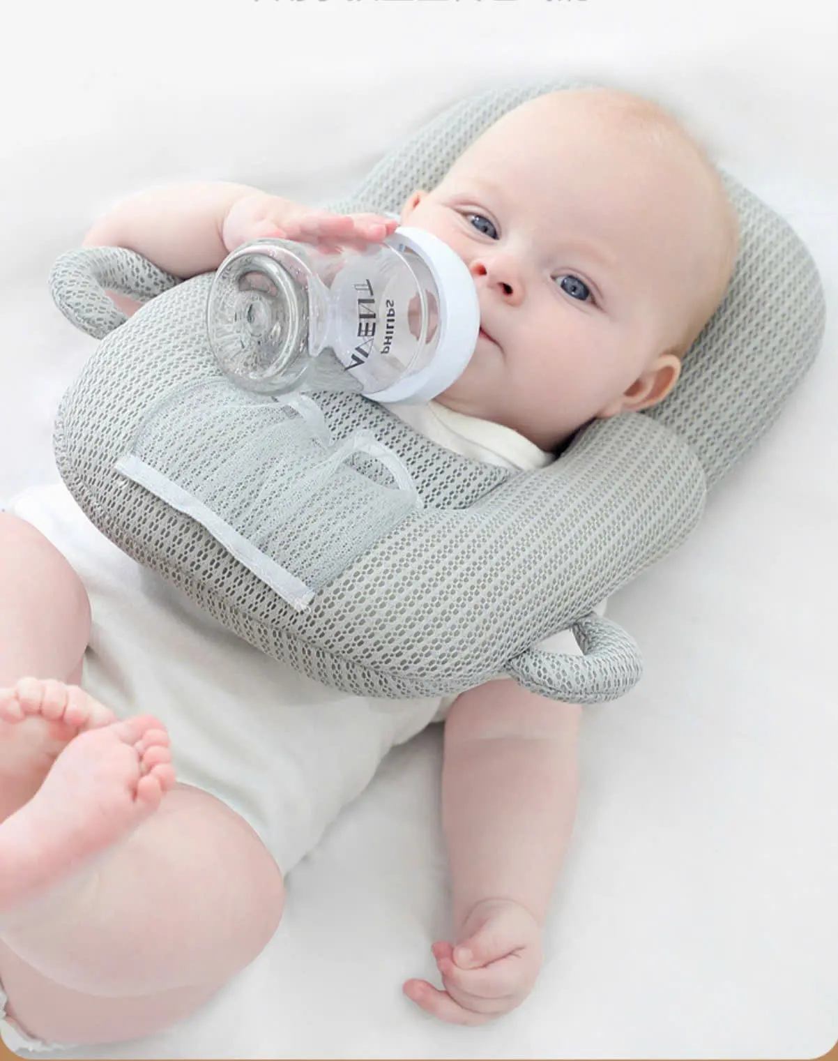 Gối Đỡ Bình Sữa Cho Bé Ti - An Toàn Cho Bé - Chất Liệu Mềm Mại Thoái Mái