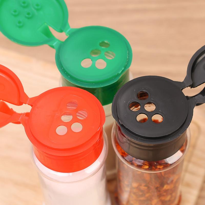 Product Introduction of 1/3Pcs Clear Plastic Spice Bottles Salt Pepper Shaker Seasoning Jars Container BBQ Condiment Bottles with Lids Kitchen Tools 15