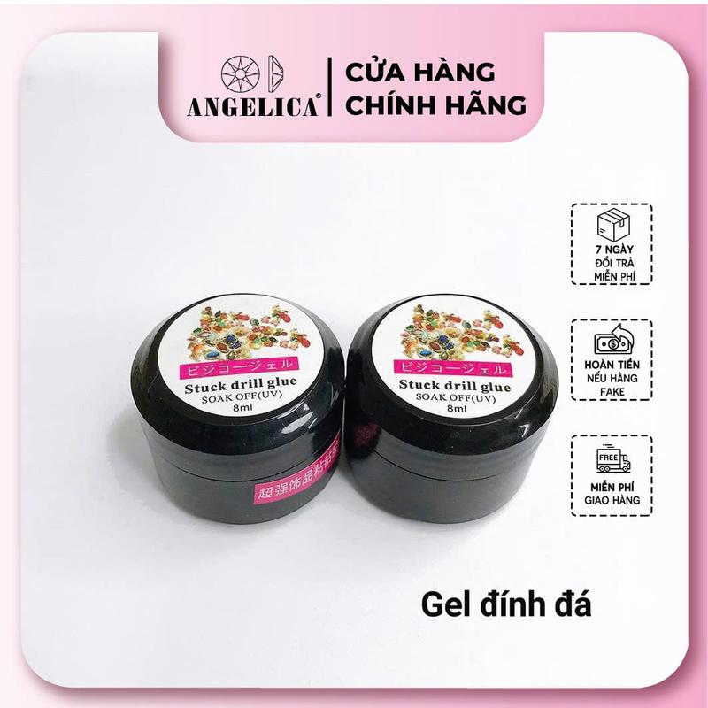 Gel Đính Đá Nail Chính Hãng Siêu Bền Siêu Chắc Trang Trí Nail ANGELICA GDD