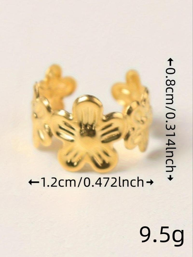 Product Introduction of Vintage Flower Decorative Hair Rings, 40pcs/set Fashionable Hair Accessories for Women & Girls, Trendy All-match & Exquisite Hair Accessories for Daily Hairstyle Decoration 1