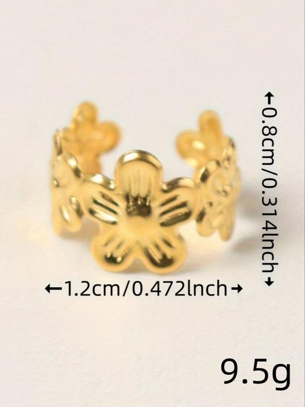 Vintage Flower Decorative Hair Rings, 40pcs/set Fashionable Hair Accessories for Women & Girls, Trendy All-match & Exquisite Hair Accessories for Daily Hairstyle Decoration 1